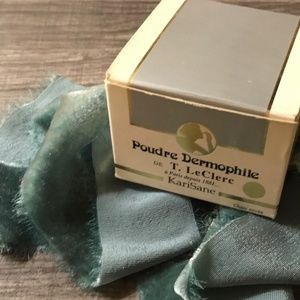 T Leclerc loose powder, Rose The, a partial tin, PLEASE READ